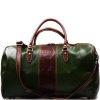 Kožená cestovní taška Taylor zelená
