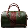 Kožená cestovní taška Tonny zelená