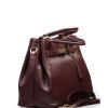 Kožená kabelka Gaia bordó