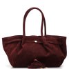 Kožená kabelka Sherry bordó