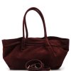 Kožená kabelka Sherry bordó