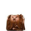 Kožená kabelka Grazia koňakově hnědá