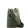 Kožená kabelka Zoe zelená