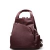 Kožený batůžek Mavis bordó