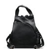 Kožený batůžek Mavis černý