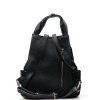 Kožený batůžek Mavis černý