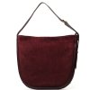 Kožená kabelka Alica bordó