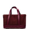 Kožená kabelka Silvia bordó