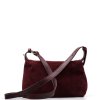 Kožená kabelka Bonella bordó