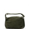 Kožená kabelka Bonella olivově zelená