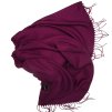 Dámská pašmínová šála vínová