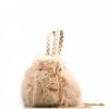 Kabelka Alex Max s kožešinou béžová