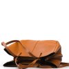 Kožená kabelka Lea koňakově hnědá