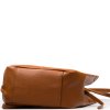 Kožená kabelka Lea koňakově hnědá