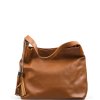 Kožená kabelka Dania koňakově hnědá