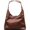 Kožená kabelka Amela hnědá