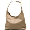 Kožená kabelka Amela taupe