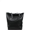Kožená shopper kabelka Zinia černá