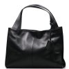 Kožená shopper kabelka Venice černá