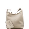 Kožená kabelka Tona béžová