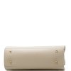 Kožená kabelka Fiorela béžová