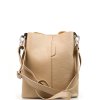 Kožená kabelka Nita taupe