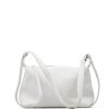 Kožená kabelka Shaila bílá