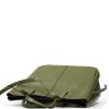 Kožená kabelka Lea olivově zelená