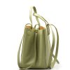 Kožená kabelka Lea zelená