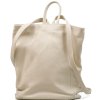 Kožený batůžek Alma béžový