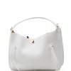 Kožená kabelka Flora bílá