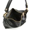 Kožená kabelka Gaby černá