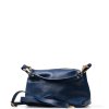 Kožená kabelka Gaby džínově modrá