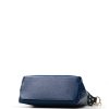 Kožená kabelka Gaby džínově modrá