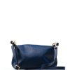Kožená kabelka Gaby džínově modrá