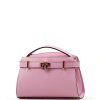 Kožená kabelka Camerona růžová