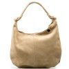 Kožená kabelka Imma taupe