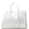 Kožená kabelka Tosca bílá