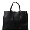 Kožená kabelka Tosca černá