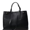 Kožená kabelka Tosca černá