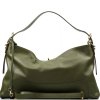 Kožená kabelka Ami olivově zelená