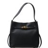 Kožená kabelka Fatin černá
