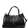 Kožená kabelka Sydney černá