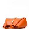 Kožená kabelka Sydney oranžová