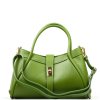Kožená kabelka Sydney zelená