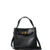 Kožená kabelka Carina černá