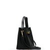 Kožená kabelka Carina černá