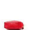 Kožená crossbody kabelka Odette červená