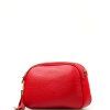 Kožená crossbody kabelka Odette červená