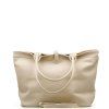 Kožená kabelka Riana béžová